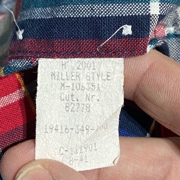 Cinch Mens Large Long Sleeve Plaid Button Down Shirt Western Cowboy Style - Picture 10 of 10